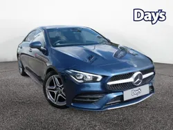 Blue Used 2020 Mercedes CLA180 AMG Line Premium Sedan | £16,495 (Fair price)