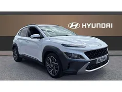White Used 2022 Hyundai Kona Premium SUV | £16,611 (Fair price)