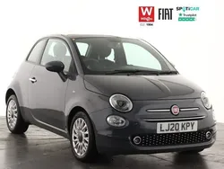 Grey Used 2020 Fiat 500 Lounge Hatchback | £8,499 (Fair price)