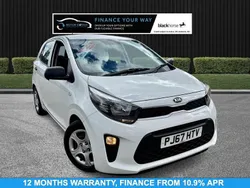 White Used 2017 Kia Picanto 2 Hatchback | £6,295 (Fair price)