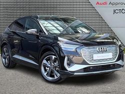 Black Used 2025 Audi Q4 Sportback e-tron S-Line SUV | £35,562