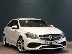 White Used 2016 Mercedes A180 AMG line Hatchback | £11,998 (A bit pricey)