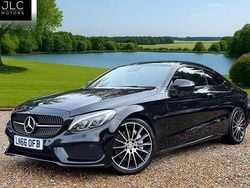 Black Used 2016 Mercedes C300 AMG Line Premium Plus Coupe | £17,450 (Expensive)