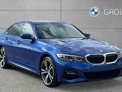 Blue Used 2019 BMW 330e M Sport | £18,502 (Fair price)