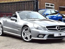 Silver Used 2008 Mercedes SL500 Cabriolet | £11,850
