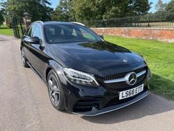 Black Used 2018 Mercedes C200 AMG line Estate | £17,000 (Fair price)