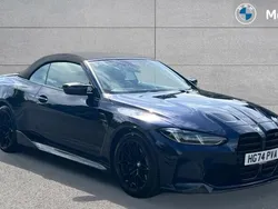 Tanzanite blue ii metallic Used 2025 BMW M4 Cabriolet Competition Edition Cabriolet | £76,166