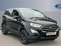 Black Used 2018 Ford Ecosport Zetec SUV | £7,478 (Fair price)