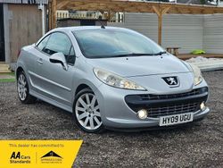 Silver Used 2009 Peugeot 207 CC GT Cabriolet | £2,490 (Fair price)