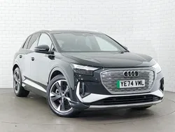 Black Used 2024 Audi Q4 e-tron S-Line SUV | £35,998 (Fair price)