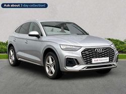 Silver Used 2022 Audi Q5 Sportback S-Line SUV | £33,616 (Fair price)