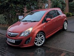 Red Used 2013 Vauxhall Corsa SRi Hatchback | £2,995 (Good price)