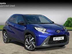 Juniper blue bitone Used 2023 Toyota Aygo Hatchback | £15,644 (Fair price)