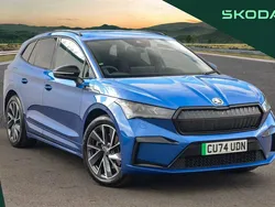 Blue Used 2024 Skoda Enyaq iV SportlinePlus SUV | £35,995 (A bit pricey)