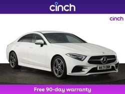 White Used 2021 Mercedes CLS300 AMG line Coupe | £25,599