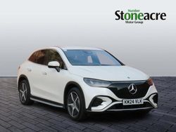 White Used 2024 Mercedes EQE350 AMG line Estate | £45,495