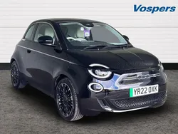Black Used 2022 Fiat 500e La Prima Hatchback | £14,800 (Fair price)