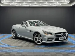 Silver Used 2012 Mercedes SLK200 AMG Cabriolet | £8,490 (Fair price)