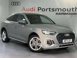 Grey Used 2022 Audi Q5 Sportback S-Line SUV | £29,990 (Good price)