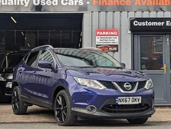 Blue Used 2017 Nissan Qashqai Tekna SUV | £6,990 (Fair price)