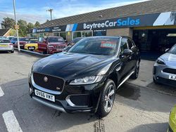 Black Used 2016 Jaguar F-Pace S SUV | £20,295 (Fair price)