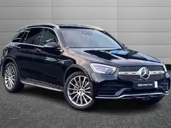 Black Used 2019 Mercedes GLC300 AMG Line Premium Estate | £26,250 (Fair price)
