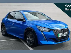 Blue Used 2022 Peugeot e-208 Allure+ Hatchback | £11,011 (Fair price)