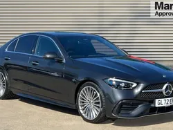 Grey Used 2022 Mercedes C220 AMG Line Premium Sedan | £33,150 (A bit pricey)