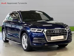 Blue Used 2019 Audi Q5 S-Line SUV | £22,300 (Fair price)