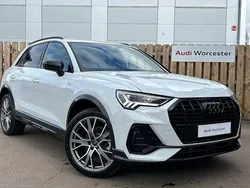 Glacier white metallic Used 2025 Audi Q3 Black Edition SUV | £38,490 (A bit pricey)
