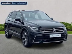 Black Used 2024 VW Tiguan Allspace R-line SUV | £35,680 (Fair price)