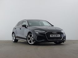 Black Used 2021 Audi A3 S-Line Hatchback | £21,498 (A bit pricey)