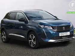 Blue Used 2021 Peugeot 3008 GTi Estate | £17,599 (Fair price)
