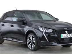 Black Used 2022 Peugeot e-208 Premium Hatchback | £13,999 (Fair price)