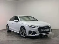 White Used 2022 Audi A4 S-Line Sedan | £22,500 (Super price)