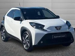 Pure white with black New 2025 Toyota Aygo Hatchback | £16,250 (Fair price)