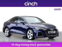 Blue Used 2021 Audi A3 Comfort Sedan | £20,709 (Fair price)
