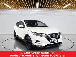 White Used 2019 Nissan Qashqai N-Connecta SUV | £10,499 (Good price)