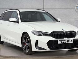 White Used 2025 BMW 320 M Sport Estate | £33,777 (Fair price)
