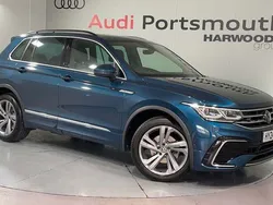 Blue Used 2024 VW Tiguan R-line Edition SUV | £29,190 (Fair price)