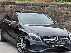 Black Used 2018 Mercedes A200 AMG line Hatchback | £16,295 (Fair price)