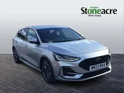 Silver Used 2023 Ford Focus ST-Line X Hatchback | £15,995 (Fair price)