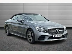 Grey Used 2021 Mercedes C220 AMG line Cabriolet | £25,989 (Fair price)