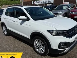 White Used 2019 VW T-Cross SE SUV | £12,975 (Fair price)
