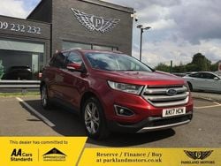 Red Used 2017 Ford Edge Titanium SUV | £11,995 (Good price)
