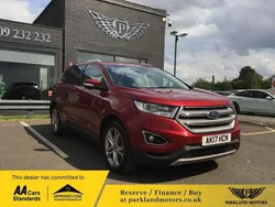 Red Used 2017 Ford Edge Titanium SUV | £11,995 (Good price)