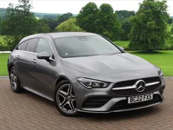 Mountain grey metallic Used 2022 Mercedes CLA200 Shooting Brake AMG Line Premium Estate | £22,900 (A bit pricey)