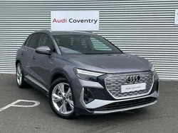 Typhoon grey New 2025 Audi Q4 e-tron S-Line SUV | £49,990 (Super price)