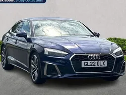 Blue Used 2022 Audi A5 Sportback S-Line Hatchback | £25,903 (Good price)