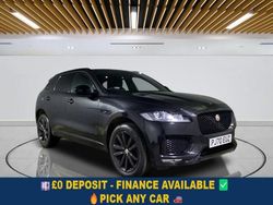 Black Used 2020 Jaguar F-Pace Chequered Flag SUV | £22,749 (Fair price)